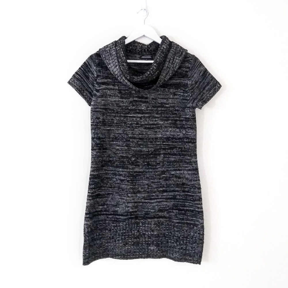 Notations size S metallic oversized tunic sweater